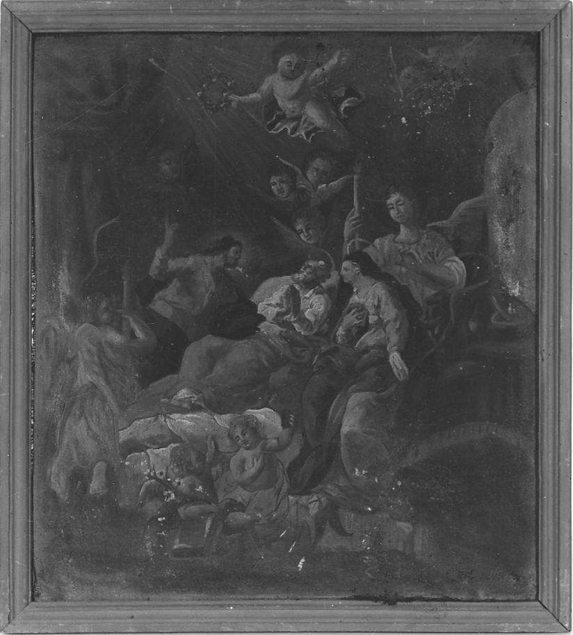 morte di San Giuseppe (dipinto, opera isolata) - ambito biellese (prima metà sec. XVIII)
