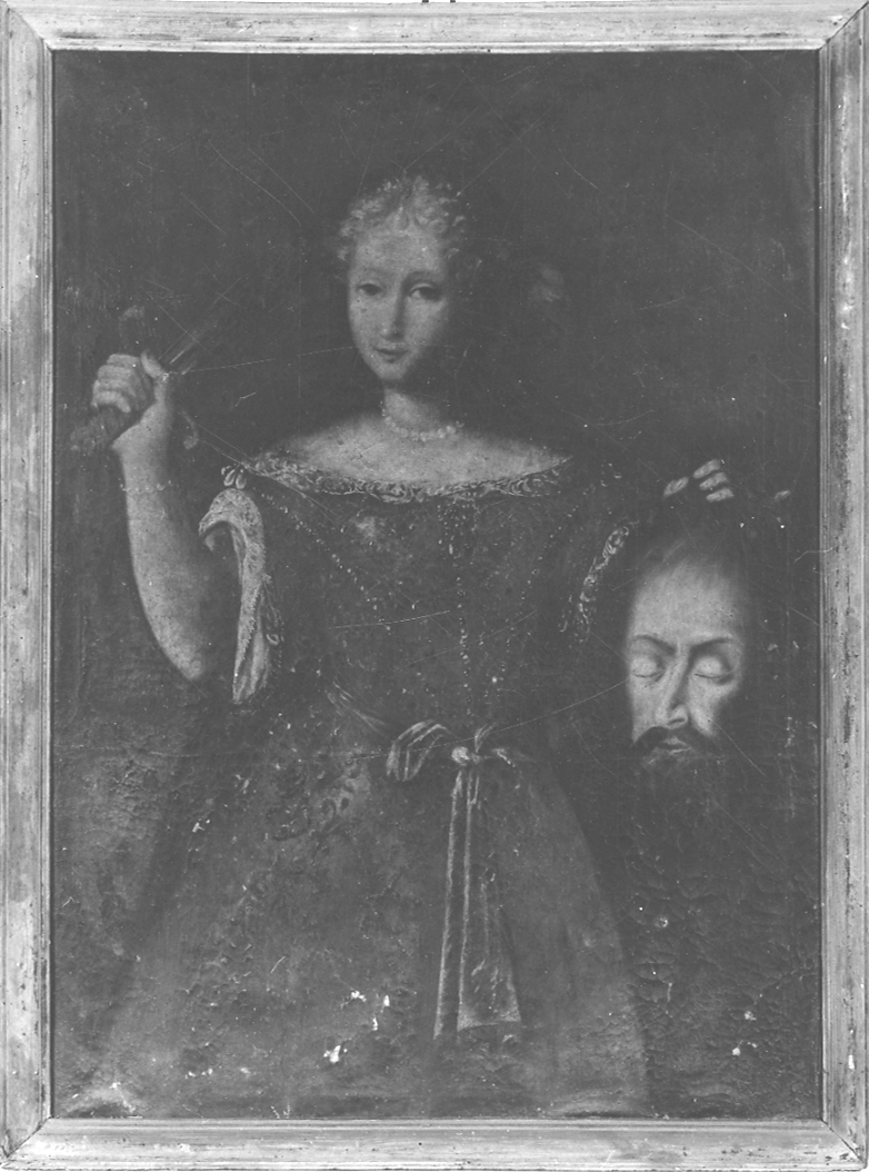 Giuditta con la testa di Oloferne (dipinto, opera isolata) - ambito biellese (seconda metà sec. XVII)