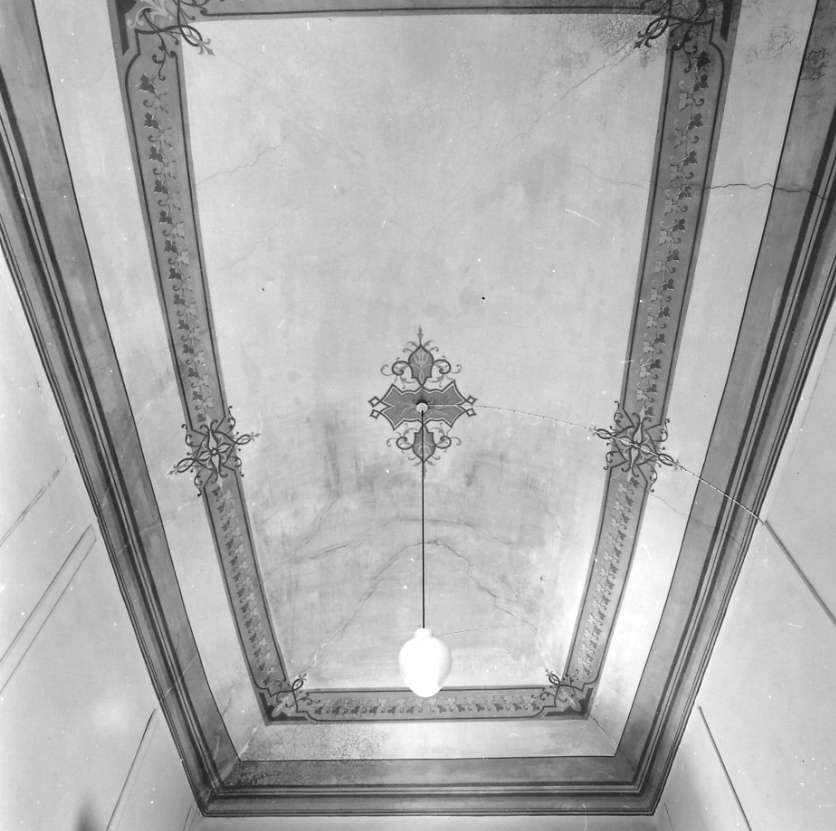 motivi decorativi vegetali stilizzati (dipinto, opera isolata) - ambito biellese (fine/inizio secc. XIX/ XX)