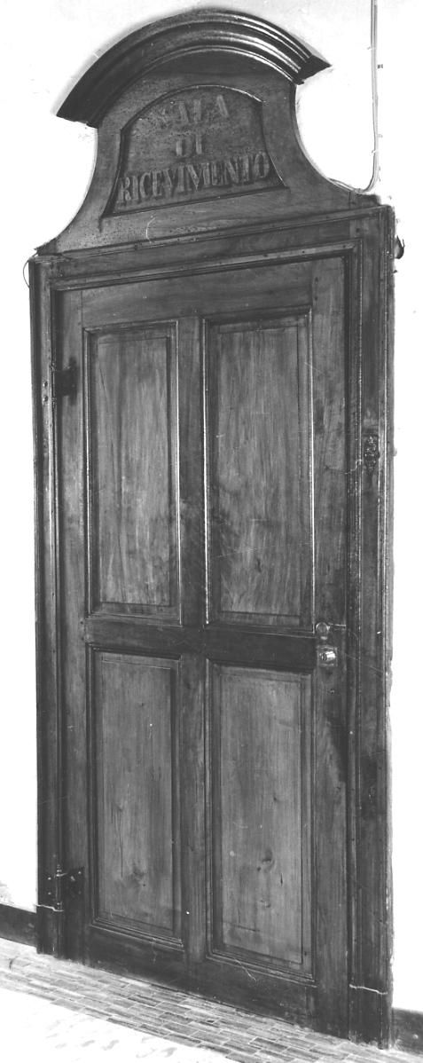 porta, opera isolata - ambito biellese (prima metà sec. XIX)