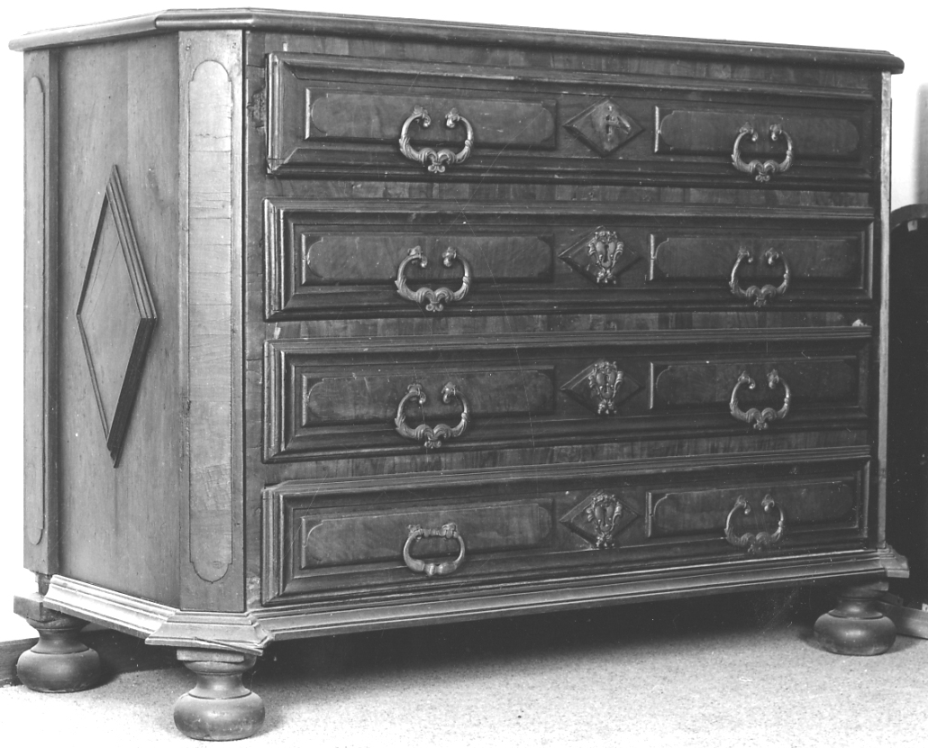 cassettone, opera isolata - ambito piemontese (fine/inizio secc. XVII/ XVIII)