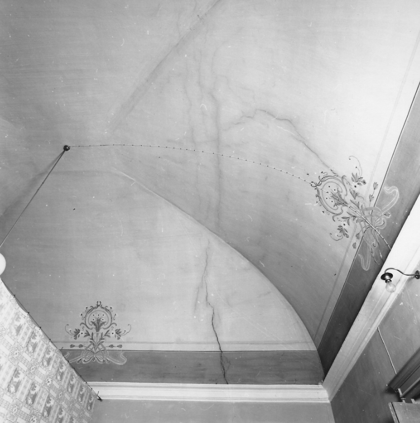 motivi decorativi vegetali stilizzati (dipinto, opera isolata) - ambito piemontese (primo quarto sec. XX)