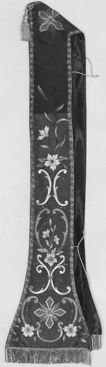 stola, opera isolata - manifattura piemontese (secondo quarto sec. XX)