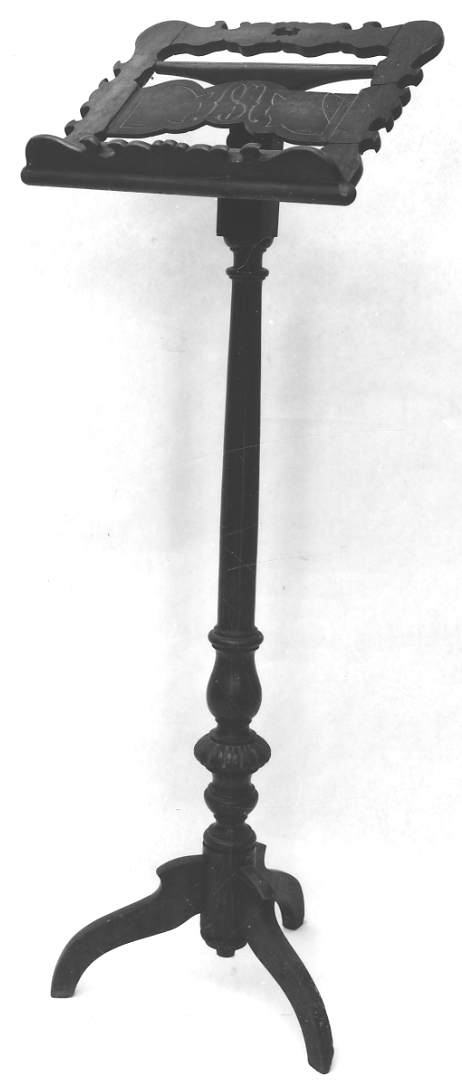 leggio, opera isolata - ambito piemontese (ultimo quarto sec. XIX)