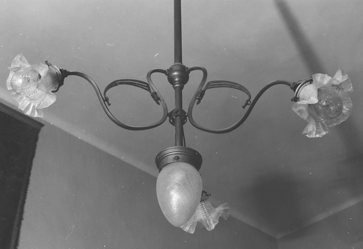 lampadario - a bracci, opera isolata - bottega piemontese (primo quarto sec. XX)