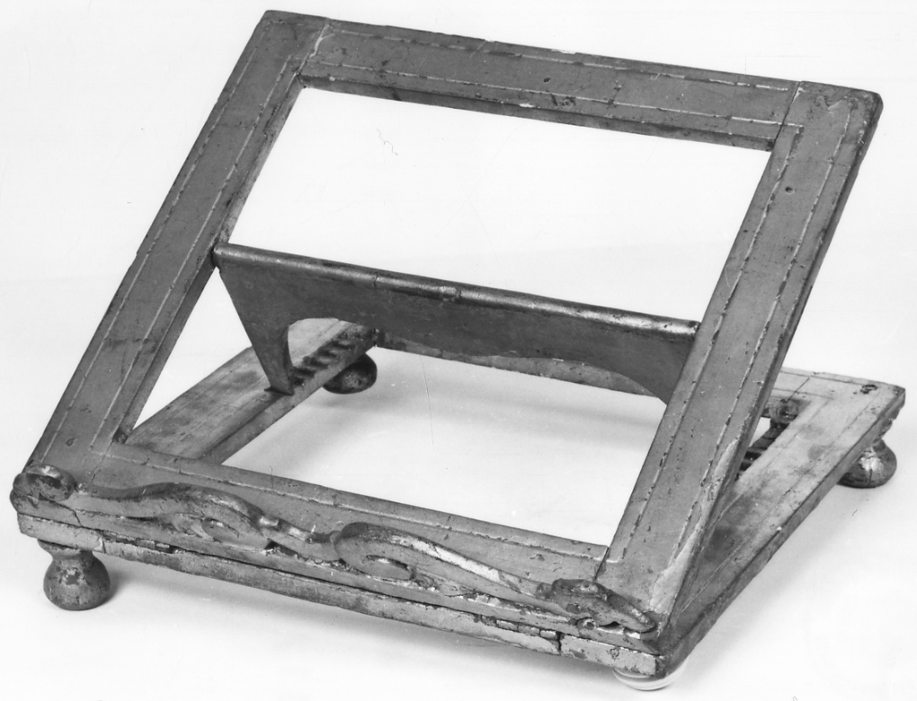 leggio da tavolo, opera isolata - bottega piemontese (primo quarto sec. XIX)