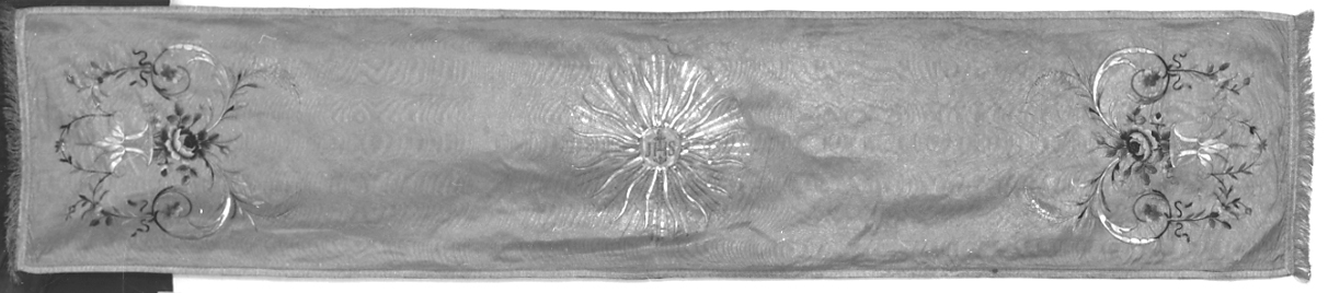 velo omerale, opera isolata - manifattura piemontese (ultimo quarto sec. XIX)