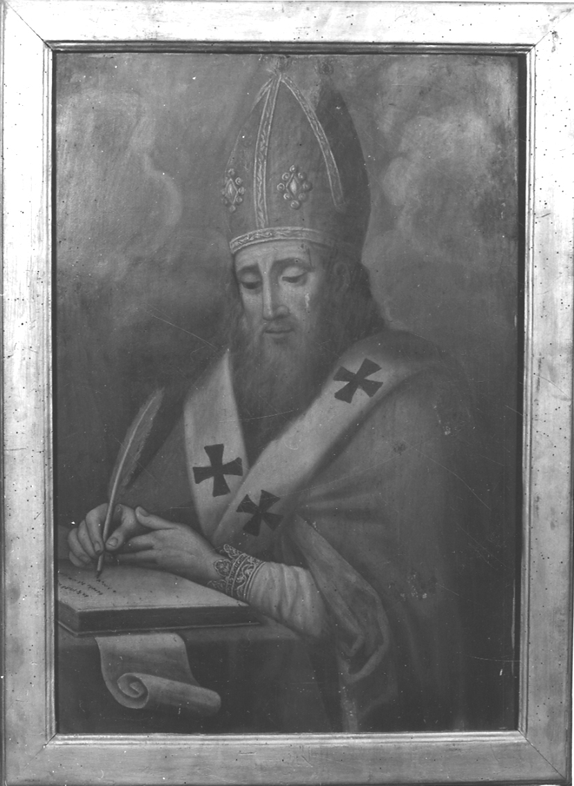 Sant'Agostino (dipinto, opera isolata) - ambito piemontese (primo quarto sec. XIX)