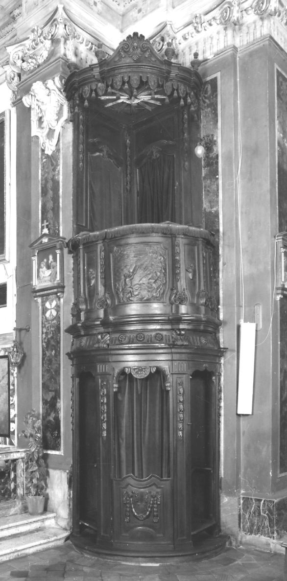 pulpito, opera isolata di Evangelisti B (sec. XVIII)