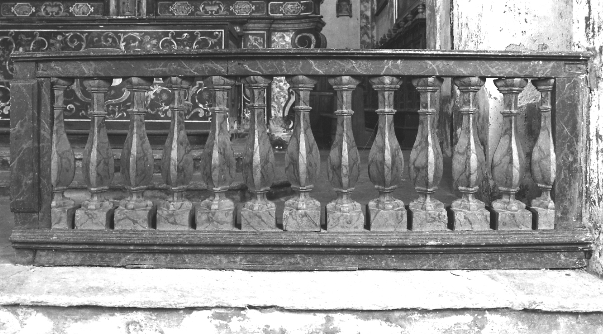 balaustrata - bottega piemontese (primo quarto sec. XIX)