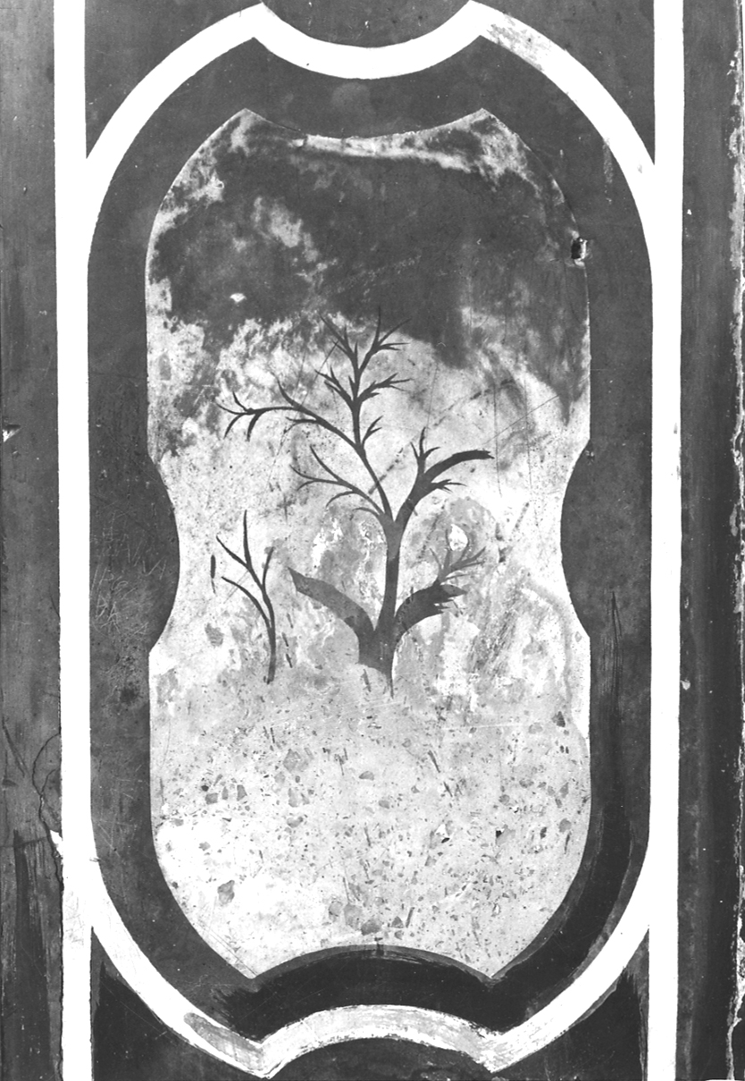 paesaggio con alberi (pannello, serie) - bottega comacina (primo quarto sec. XVIII)