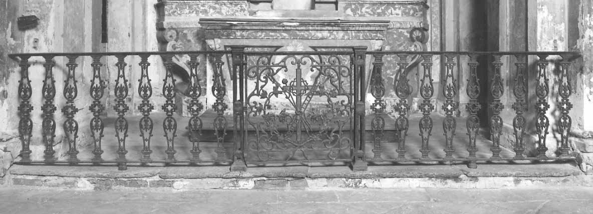 balaustrata, opera isolata - bottega piemontese (ultimo quarto sec. XIX)