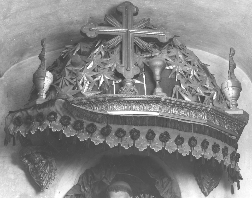 baldacchino, opera isolata - bottega piemontese (primo quarto sec. XX)