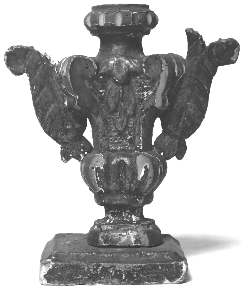 vaso d'altare per composizione floreale, opera isolata - bottega piemontese (ultimo quarto sec. XVIII)