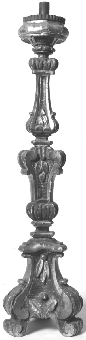 candeliere, serie - bottega piemontese (ultimo quarto sec. XVIII)