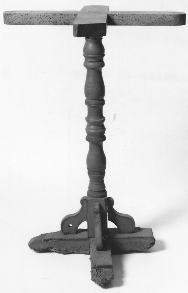 basamento, frammento - bottega piemontese (seconda metà sec. XIX)