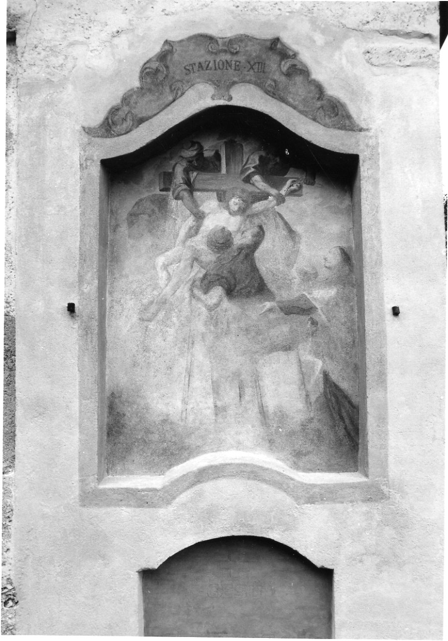 stazione XIII: Gesù deposto dalla croce (dipinto) - ambito ortese (seconda metà sec. XVIII)