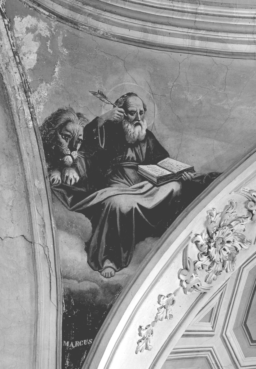 San Marco Evangelista (dipinto, elemento d'insieme) - ambito piemontese (seconda metà sec. XVIII)