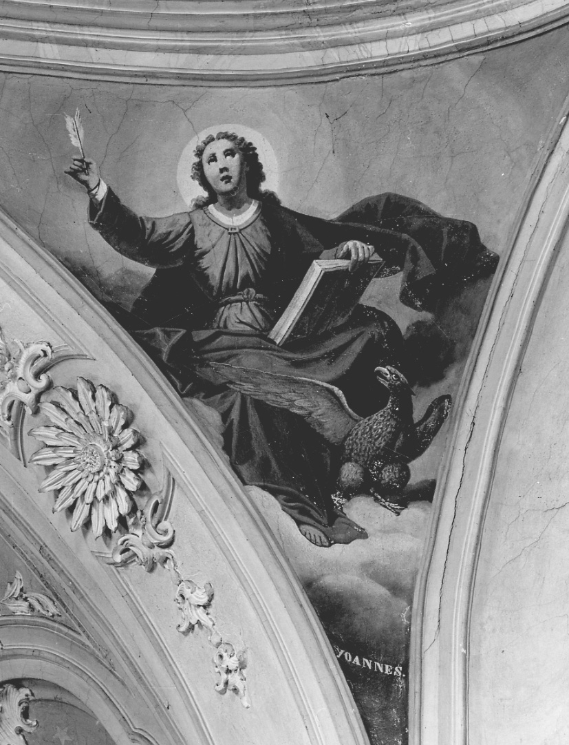 San Giovanni Evangelista (dipinto, elemento d'insieme) - ambito piemontese (seconda metà sec. XVIII)