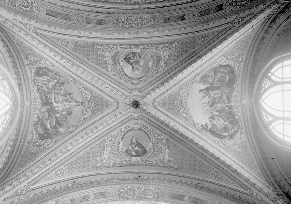 San Pietro Apostolo (decorazione pittorica, opera isolata) di Guglielmino Giuseppe (sec. XIX)