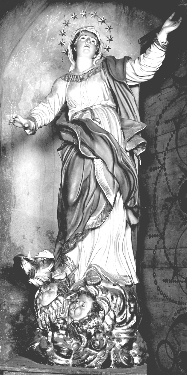 Madonna Assunta (scultura, opera isolata) - bottega piemontese (secondo quarto sec. XVIII)