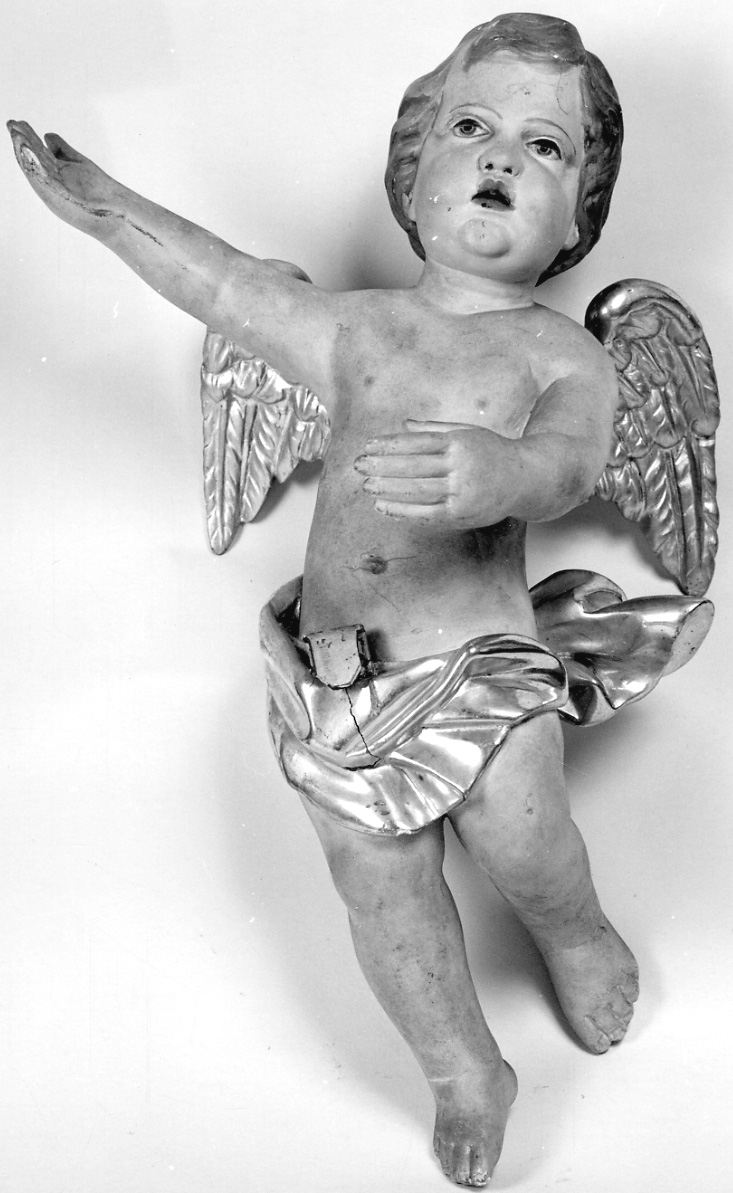 angelo (scultura, elemento d'insieme) - bottega piemontese (secondo quarto sec. XVIII)