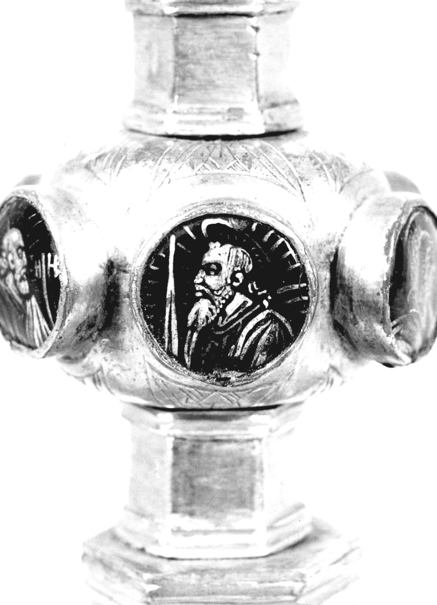 San Paolo Apostolo (decorazione a smalto, elemento d'insieme) - ambito lombardo (sec. XV)