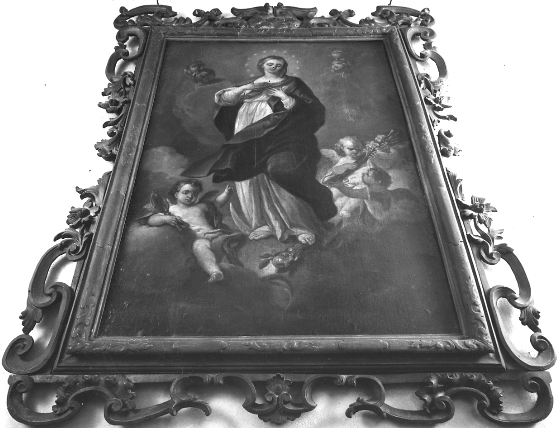 Madonna Immacolata (dipinto, opera isolata) - ambito piemontese (sec. XVIII)