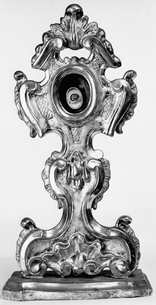 reliquiario - a ostensorio, opera isolata - ambito piemontese (sec. XVIII)