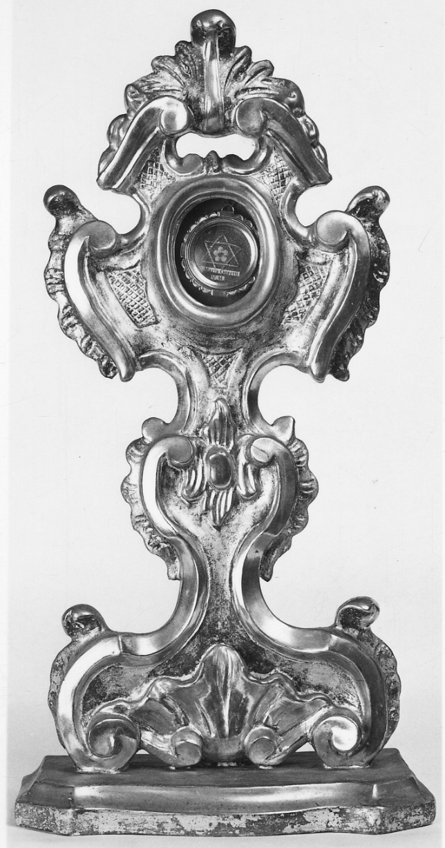 reliquiario - a ostensorio, opera isolata - ambito piemontese (sec. XVIII)