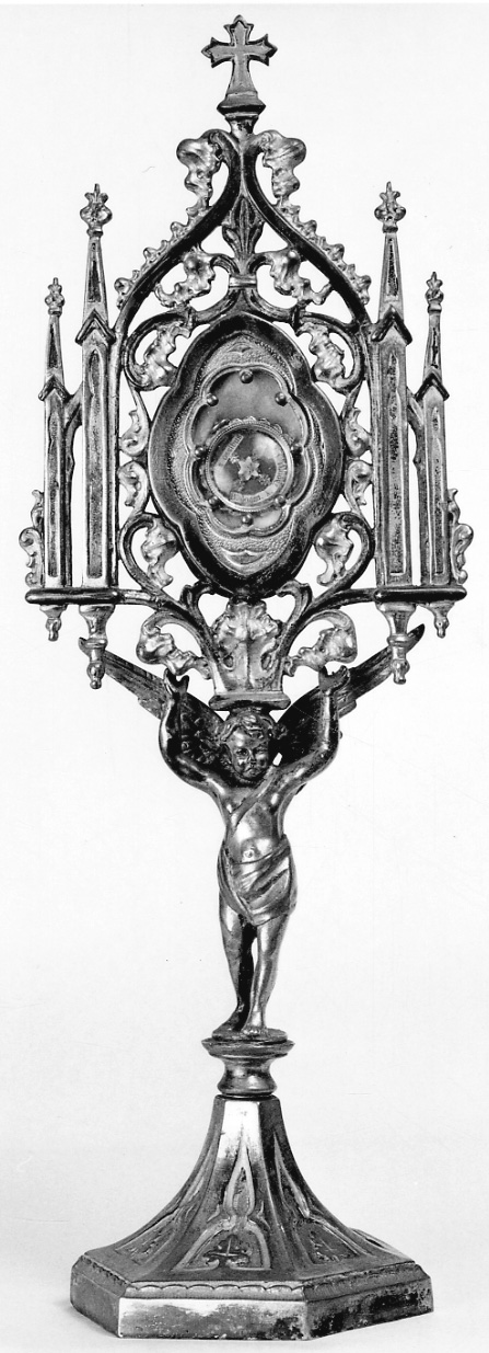 reliquiario - a ostensorio, opera isolata - ambito piemontese (sec. XIX)