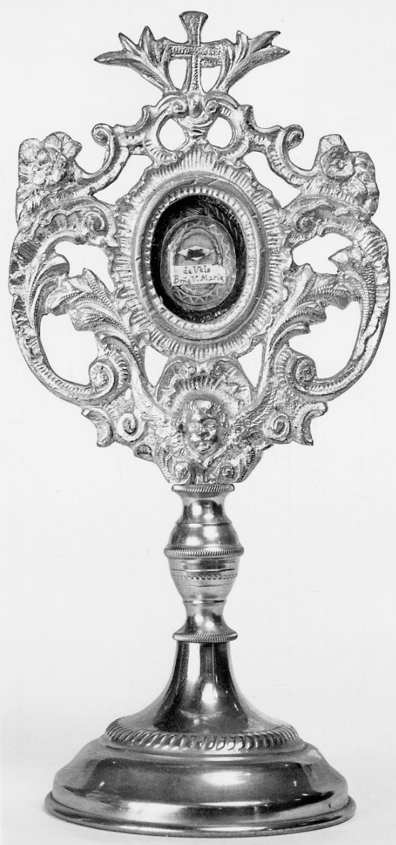 reliquiario - a ostensorio, opera isolata - ambito piemontese (sec. XIX)