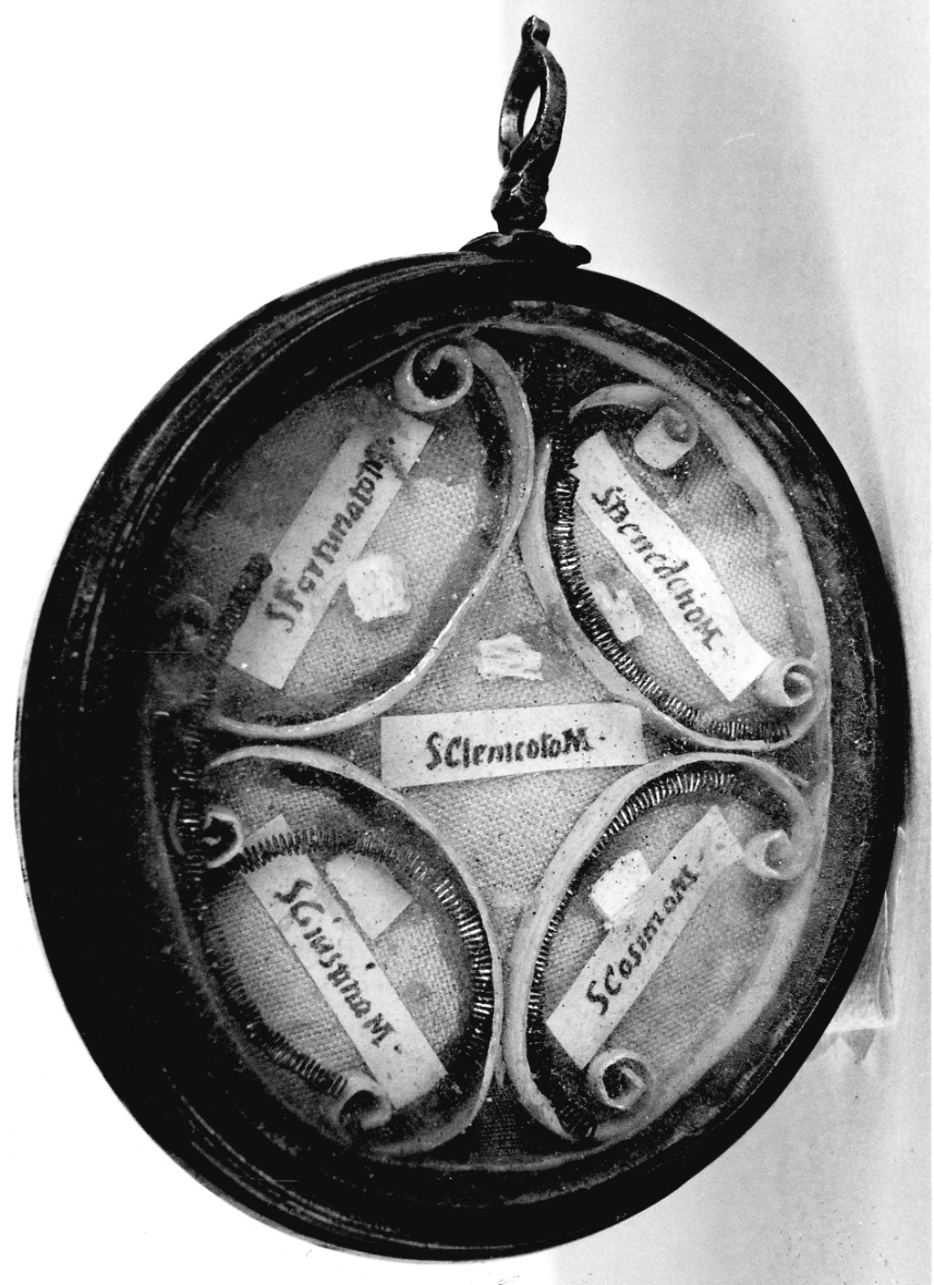 reliquiario a capsula - a medaglione, opera isolata - ambito piemontese (sec. XIX)