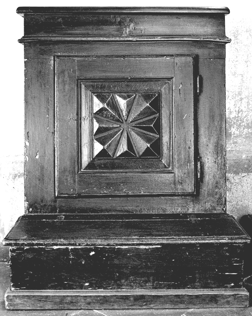 inginocchiatoio, opera isolata - ambito piemontese (sec. XVIII)