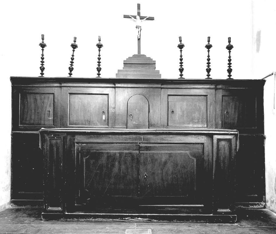 armadio da sacrestia, opera isolata - ambito piemontese (fine/inizio secc. XVIII/ XIX)