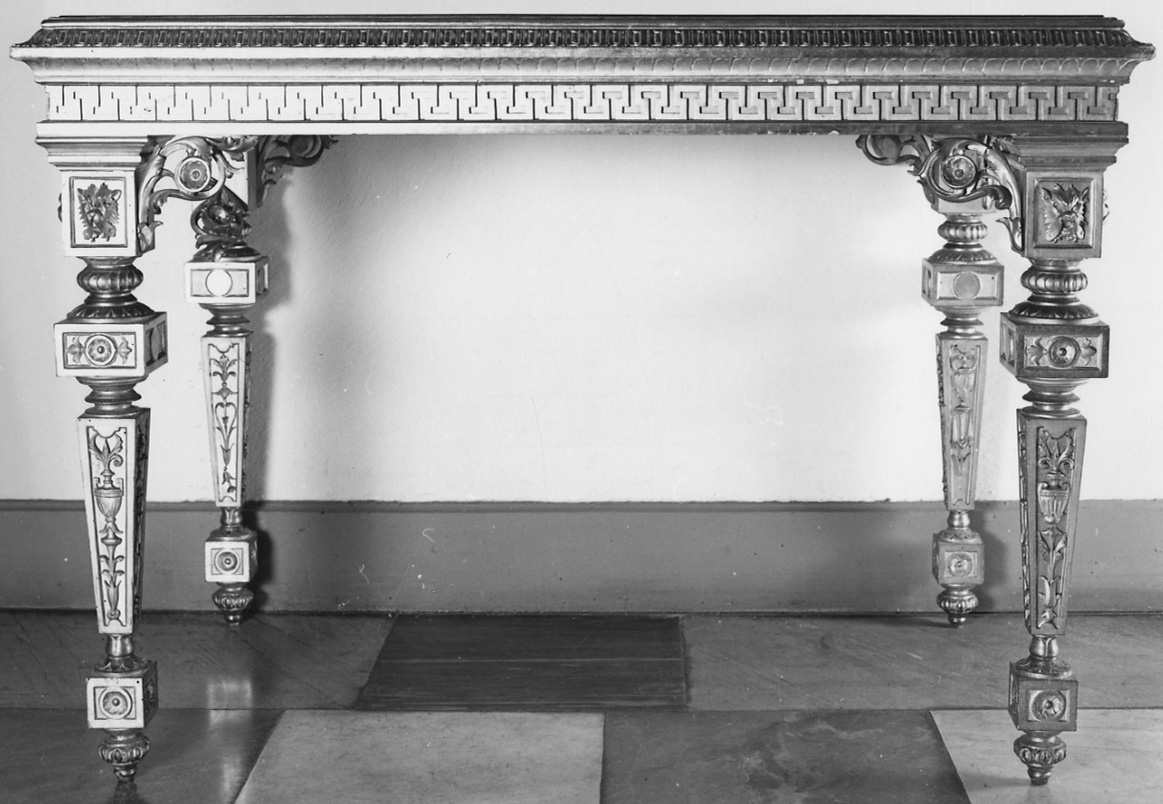 tavolo da muro, opera isolata di Betti (bottega) (ultimo quarto sec. XIX)