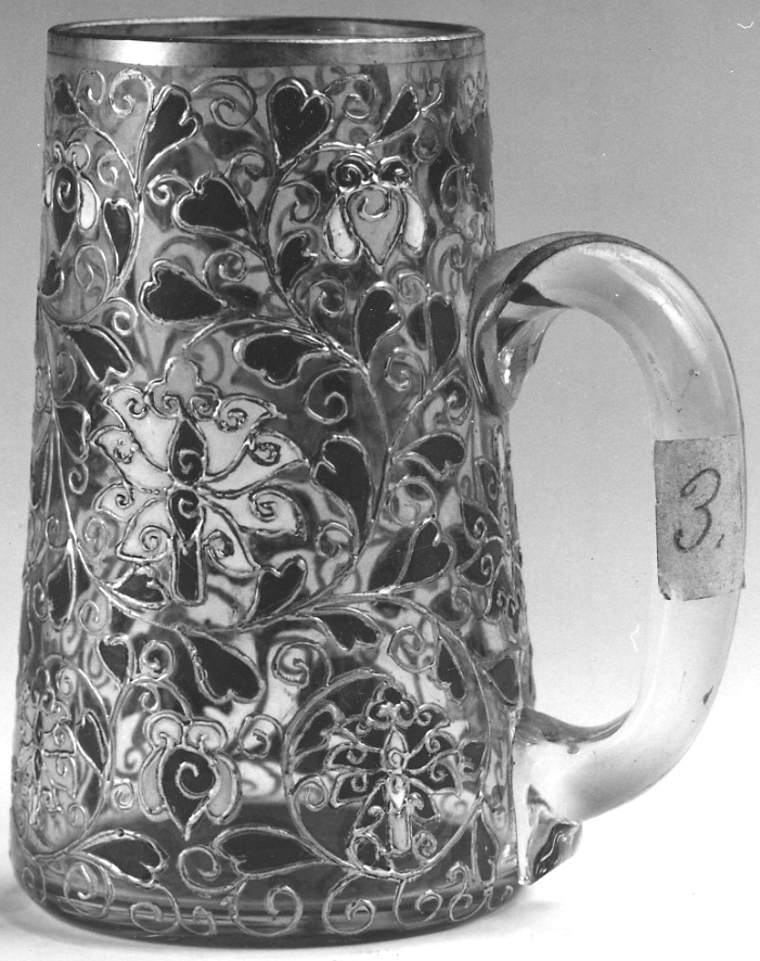 boccale, opera isolata di Lobmeyr J. & L (ultimo quarto sec. XIX)