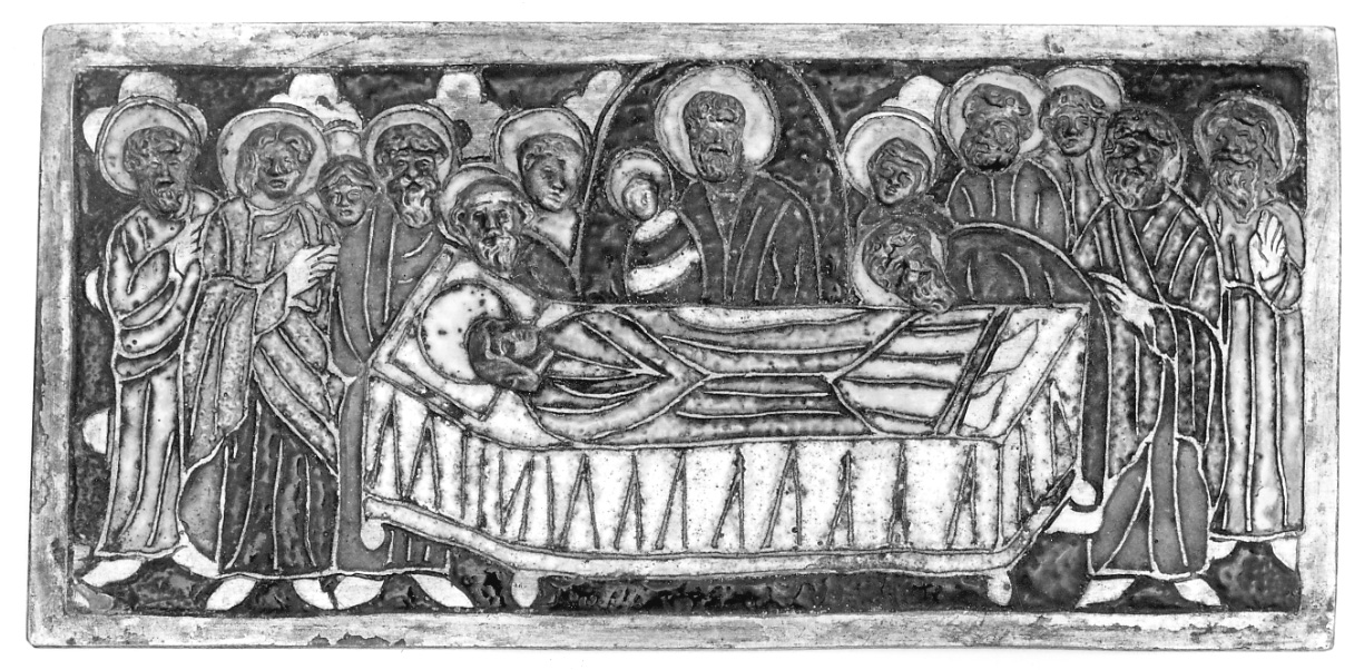 transito della Madonna (lastra, opera isolata) - bottega europea (seconda metà, primo quarto sec. XIX, sec. XX)