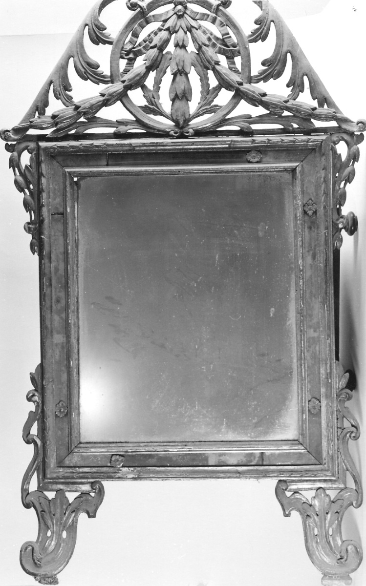 specchiera, opera isolata - manifattura piemontese (ultimo quarto sec. XVIII)