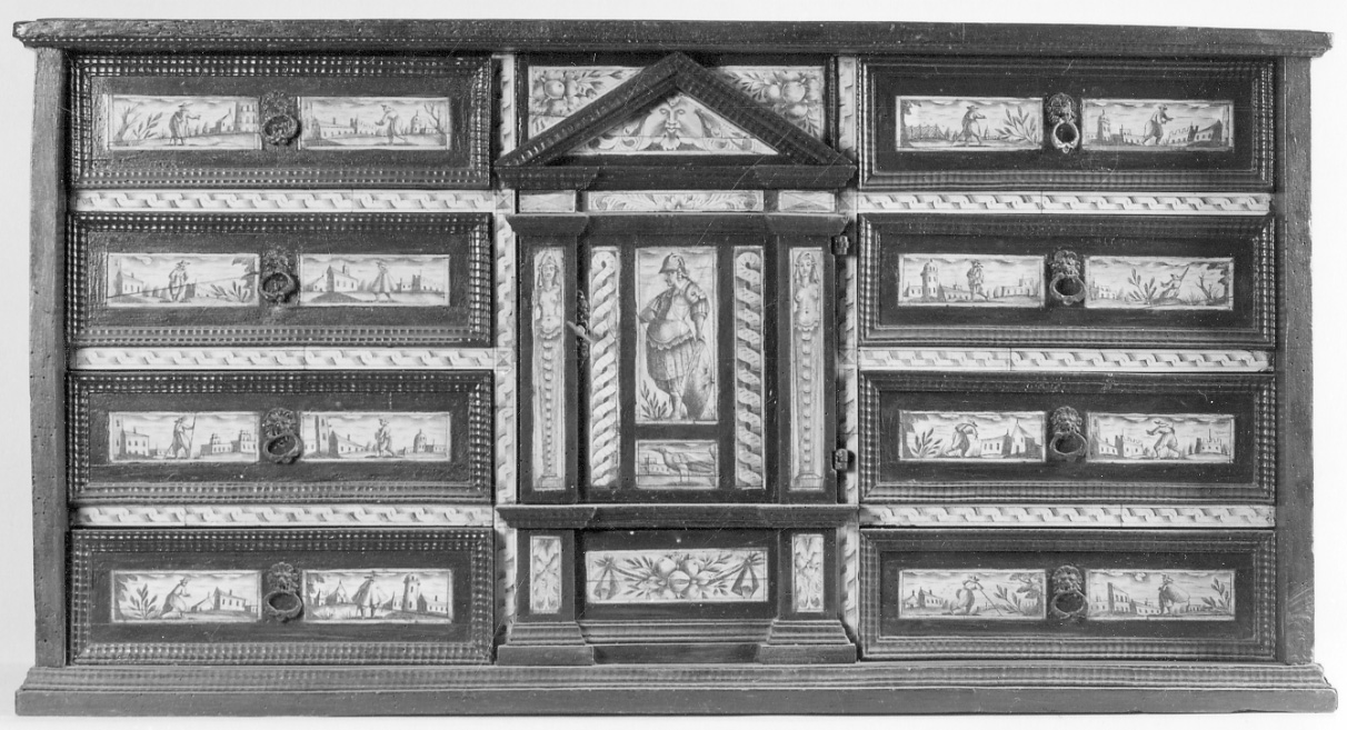 stipo, opera isolata - manifattura lombarda (prima metà sec. XVIII)