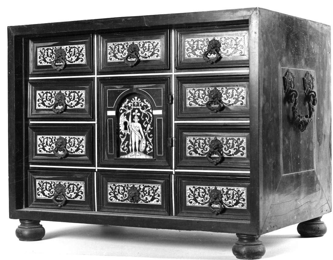 stipo, opera isolata - manifattura lombarda (seconda metà sec. XIX)