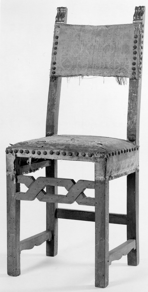 sedia, serie - manifattura lombarda (sec. XVII)