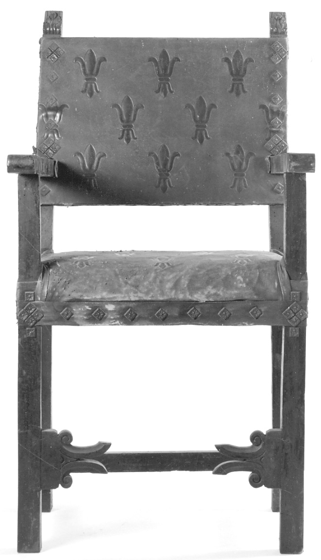 seggiolone, opera isolata - manifattura piemontese (seconda metà sec. XIX)