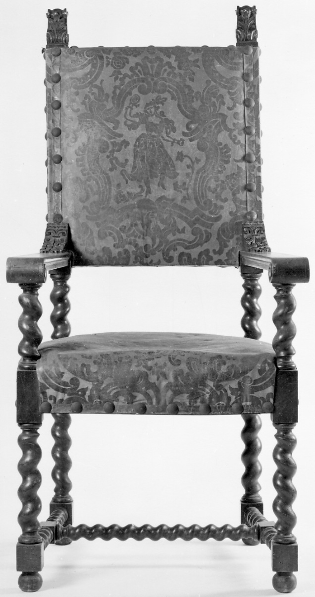 seggiolone, opera isolata - manifattura piemontese (seconda metà sec. XIX)