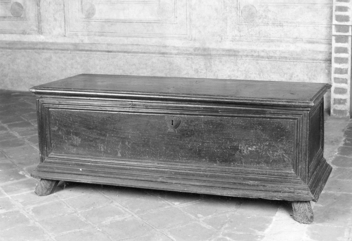 cassapanca, opera isolata - manifattura piemontese (primo quarto sec. XVIII)