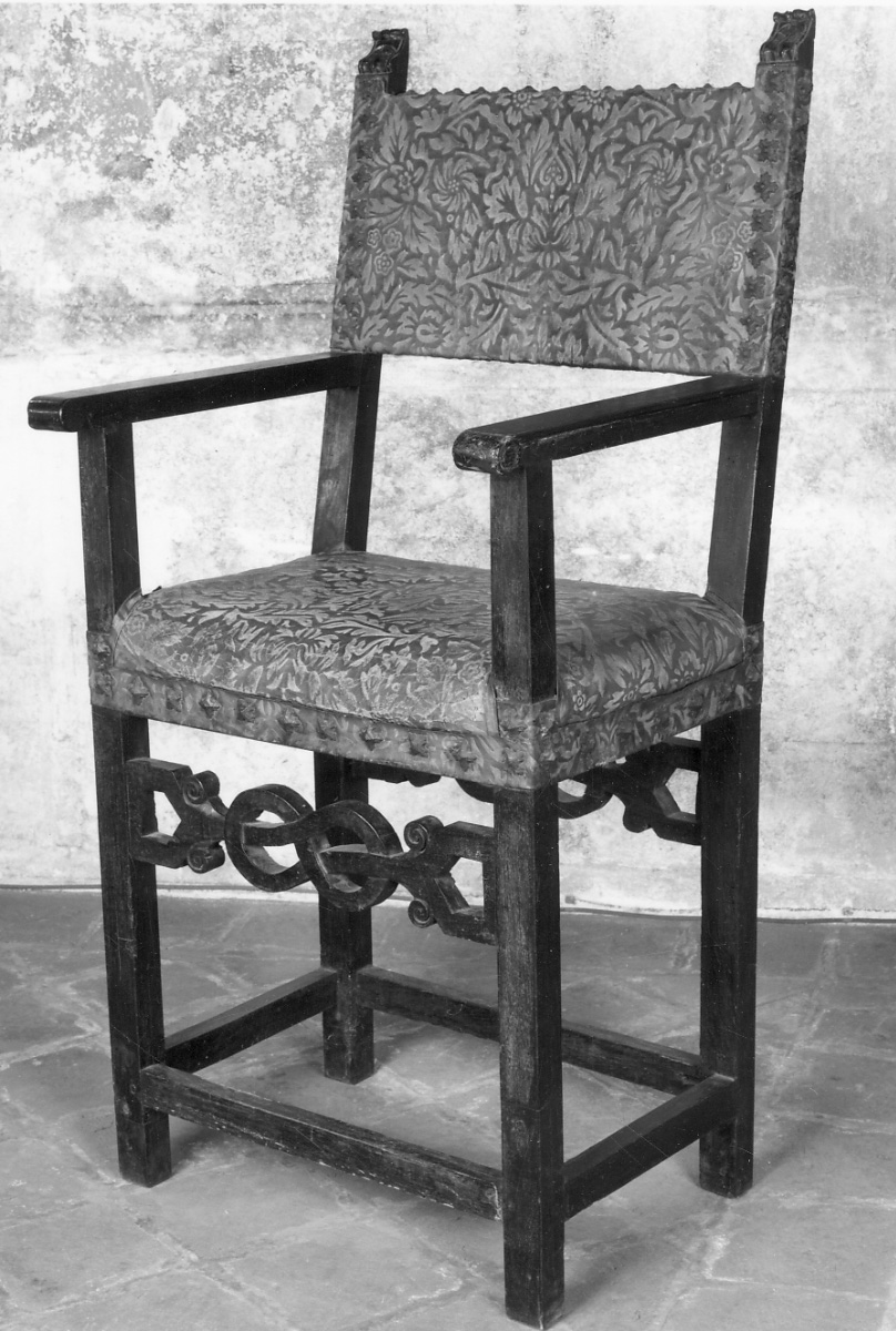 seggiolone, opera isolata - manifattura piemontese (seconda metà sec. XIX)