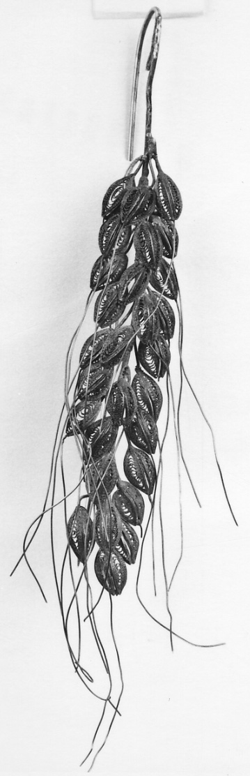 gioiello da acconciatura, opera isolata - manifattura vercellese (seconda metà sec. XIX)