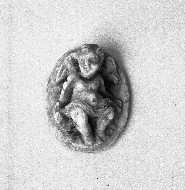 angelo (medaglione, opera isolata) - ambito italiano (?) (sec. XIX)