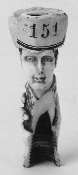 pipa, frammento - manifattura Europa settentrionale (sec. XIX)