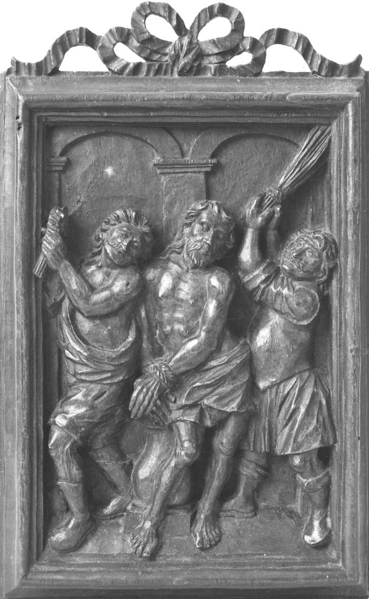 flagellazione di Cristo (pannello, elemento d'insieme) - manifattura lombarda (prima metà sec. XVIII)